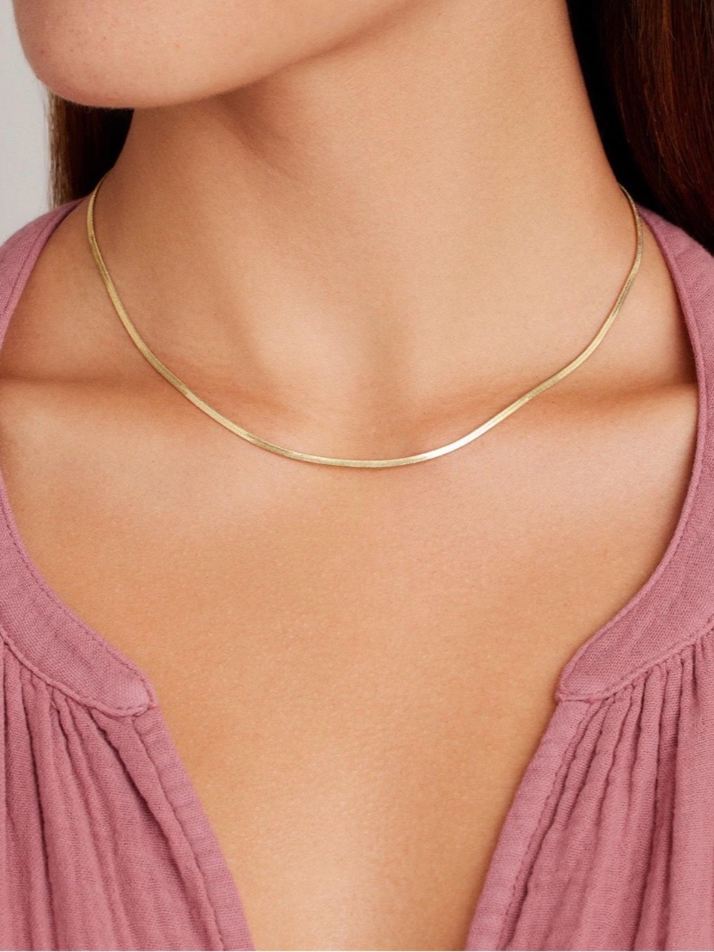 Gorjana Venice Mini Herringbone Necklace
